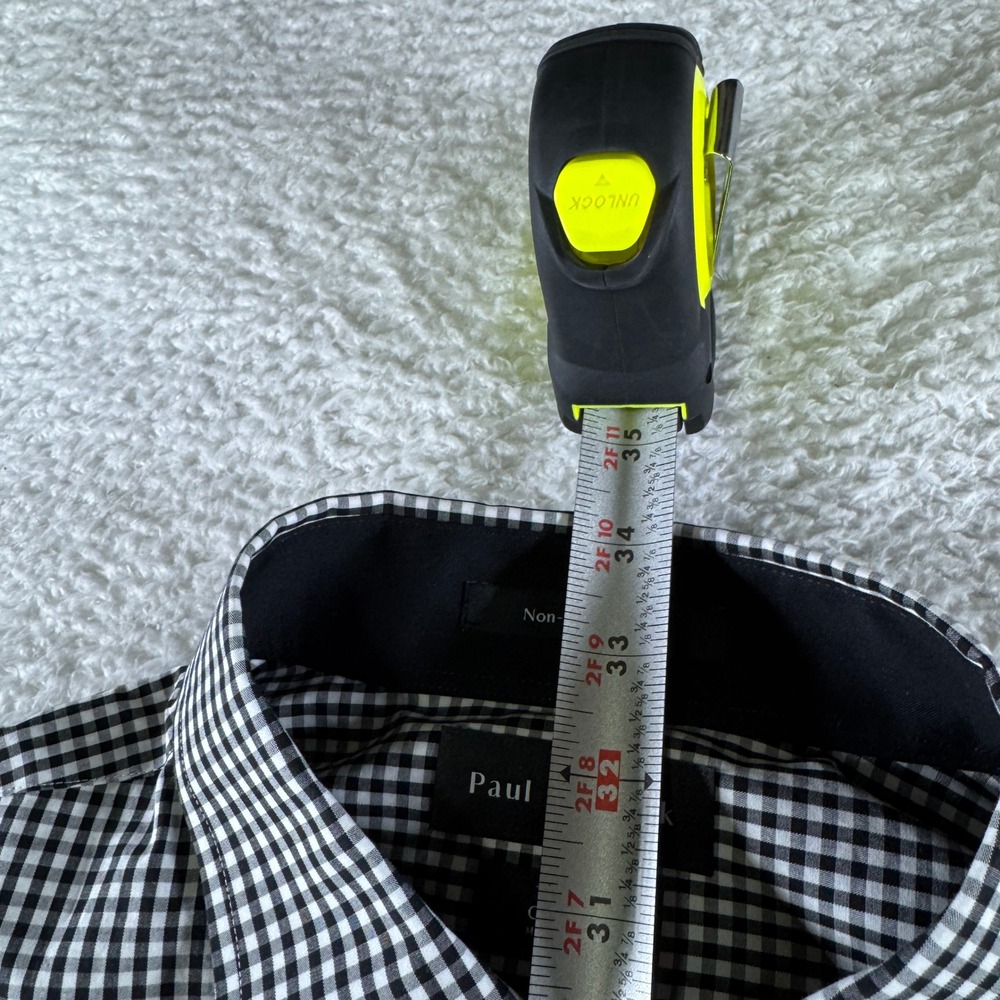 3 Lot Paul Frederick Mens Non Iron 2 Ply Cotton Pinpoint Dress Shirt XXL 17.5-35 - Picture 9 of 11